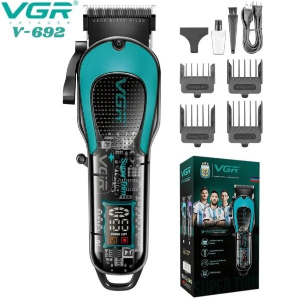 Maquina De Motilar Cortadora De Cabello Inalambrica Vgr V-692