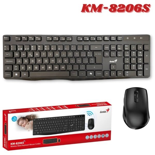 Combo Teclado Y Mouse Inalambrico Genius KM-8206S