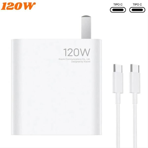 Cargador De Pared Tipo C Tipo C Carga Rapida 120w Generico
