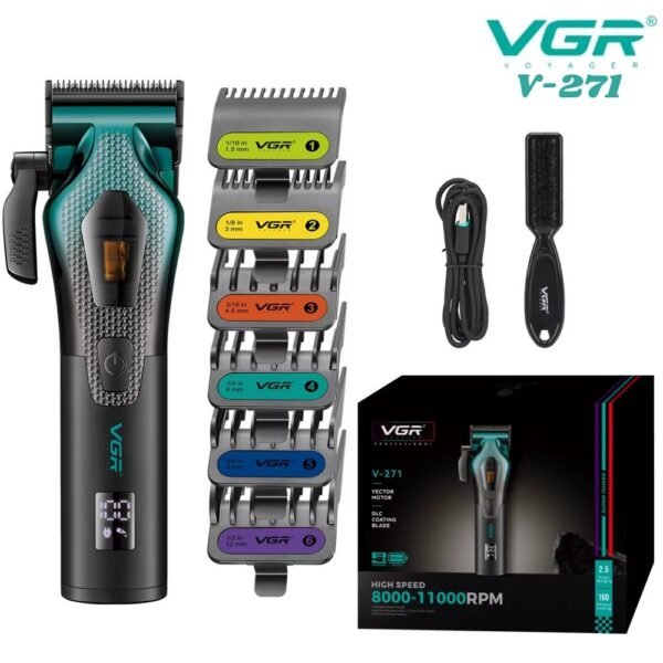Maquina De Motilar Cortadora De Cabello Inalambrica Vgr V-271 Profesional