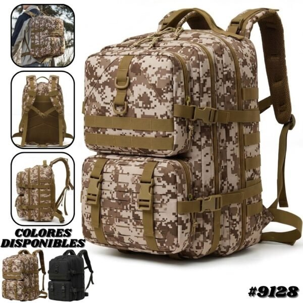 Bolso Morral Mochila Tactico Multifuncional Montañismo Al Aire Libre Senderismo Camping