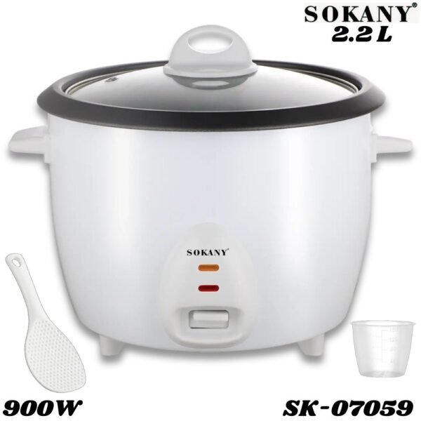 Olla Arrocera Electrica Sokany 2.2l 900w Sk-07059