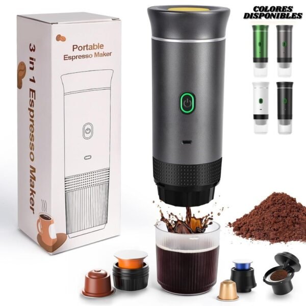 Cafetera Espresso Portatil 3 En 1 Recargable