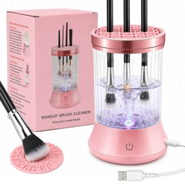 Maquina Lavadora De Brochas De Maquillaje Electrica Lavabrochas