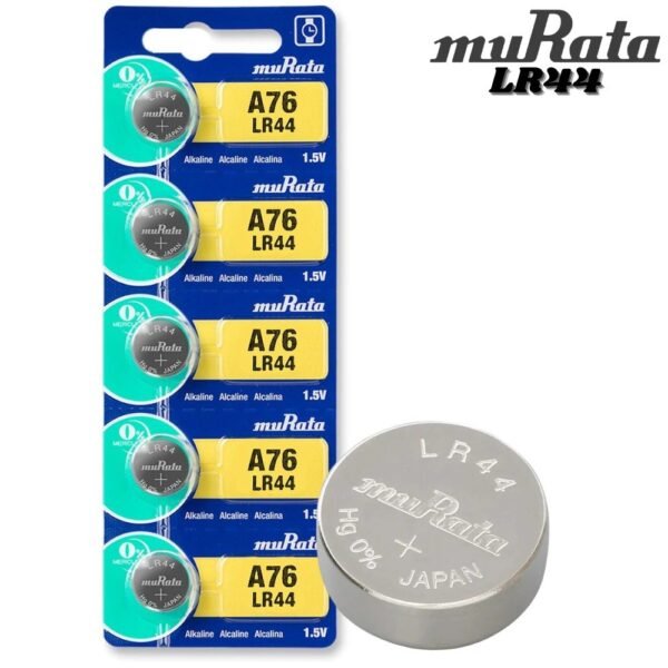 Pila Bateria Alcalina Lr44 A76 Unidad Murata1.5v