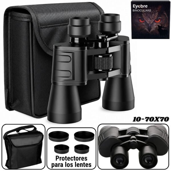 Binoculares 10-70X70 Lentes De Larga Distancia Binocular