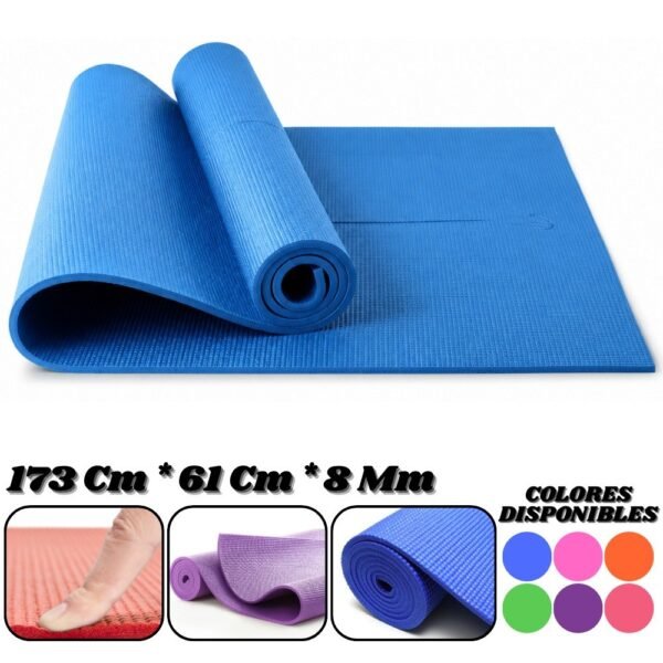 Tapete Colchoneta Para Yoga Y Ejercicio Antideslizante