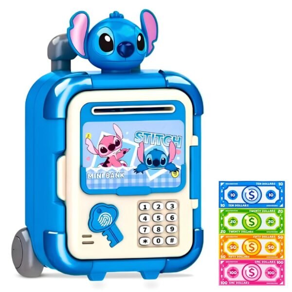Alcancia Electronica Caja Fuerte Con Clave Stitch