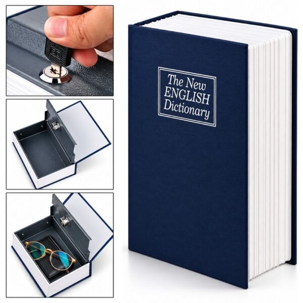 Libro Caja Fuerte De Seguridad Con Llave