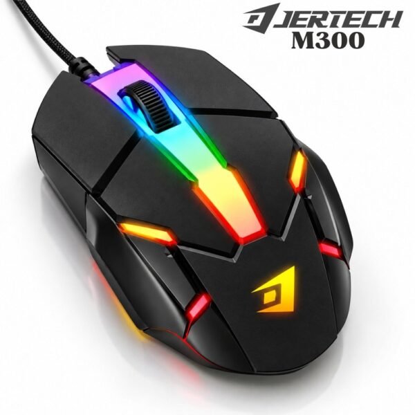 Mouse Alambrico Gamer Usb M300 Con Iluminacion Rgb Cable Usb