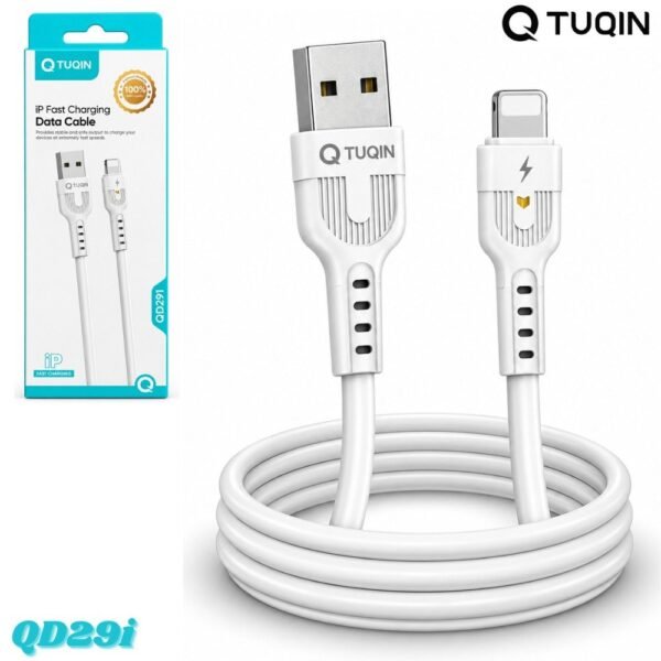 Cable De Datos Usb A Iphone Lightning 2.4A Alta Calidad Tuqin QD29i