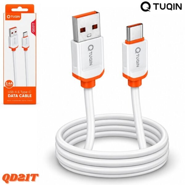 Cable De Datos Usb A Tipo C 2.4A Alta Calidad Tuqin QD21T