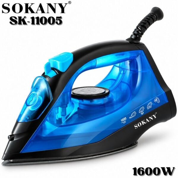 Plancha A Vapor Electrica Para Ropa Sokany 1600w SK-11005