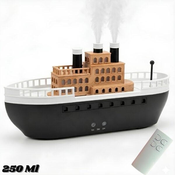 Humidificador Difusor De Aromas Barco 3 Niveles Ambientador 250Ml