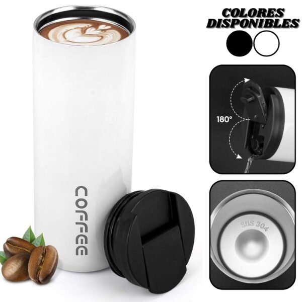 Termo Botella Portatil Cofee Acero Inoxidable 500ml