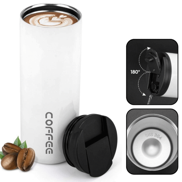 Termo Botella Portatil Cofee Acero Inoxidable 500ml