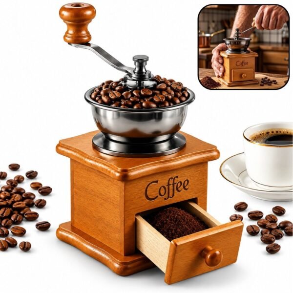 Molino De Cafe Manual Con Manivela Molinillo De Granos