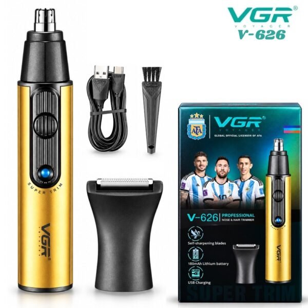 Combo Depilador Nasal 2 En 1 Original Vgr V-626
