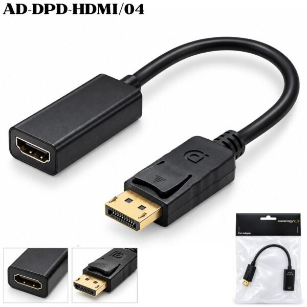 Cable Adaptador Convertidor Displayport A Hdmi