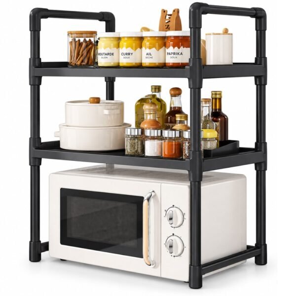 Estante Organizador Multifuncional Para Microondas 3 niveles