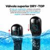 Careta Mascara De Buceo Snorkel Natacion L/XL Negro