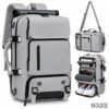 Bolso Morral Mochila De Viaje Portatil Tactico Multiuso Gran Capacidad Gris