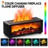 Humidificador Difusor De Aromas 150 Ml Tipo Chimenea