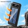 Power Bank Bateria Portatil 10000 Mah 22.5w Con Panel Solar