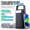 Power Bank Bateria Portatil 40000 Mah G-Tide PowerOasis 22.5w